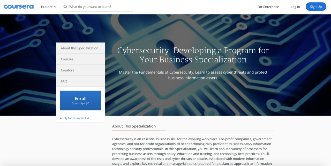 The Best Online Courses In Cyber Security - Online Course Report